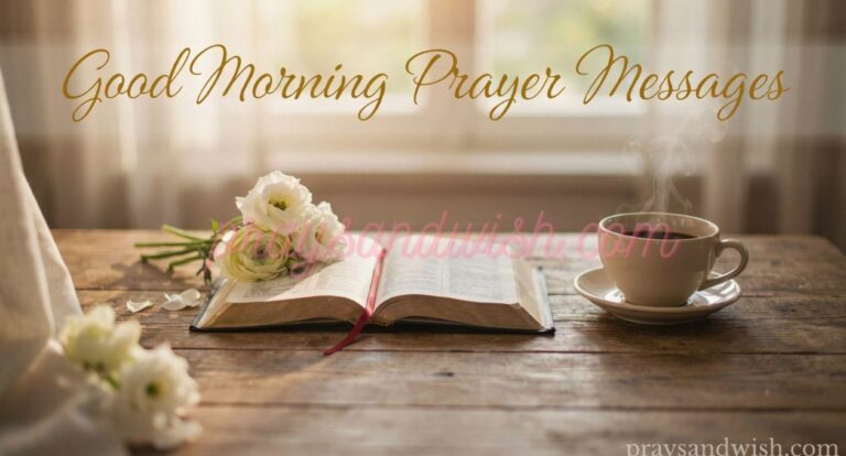 Good Morning Prayer Messages for Friends, Loved Ones, and Family