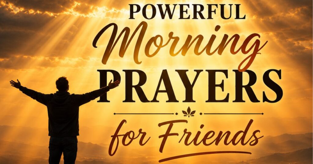 Powerful Morning Prayers for Friends