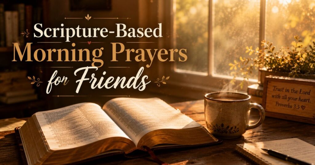 Scripture-Based Morning Prayers for Friends