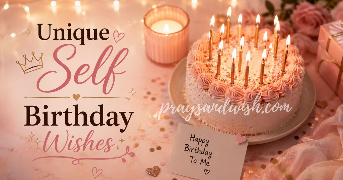 300+ Birthday Quotes For Me, Unique Self Birthday Wishes & Messages