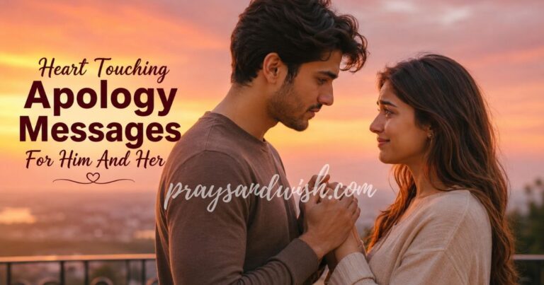 Heart Touching Apology Messages For Him And Her