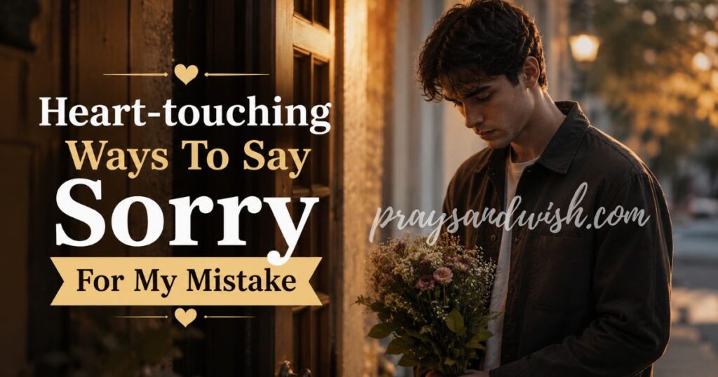 Heart-touching Ways To Say Sorry For My Mistake