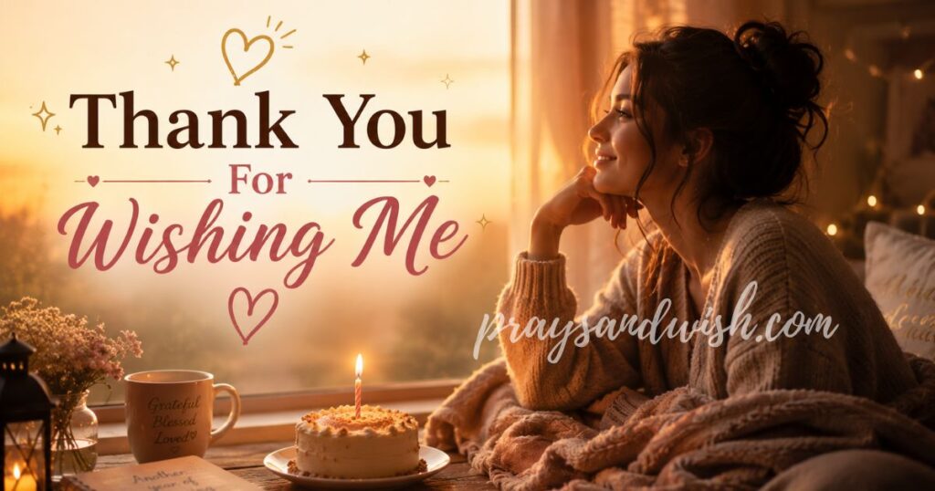Thank You For Wishing Me 