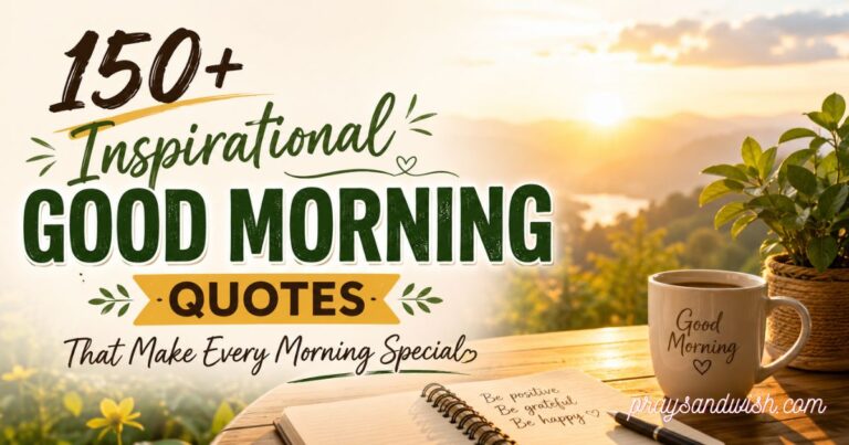 150+ Inspirational Good Morning Quotes That Make Every Morning Special