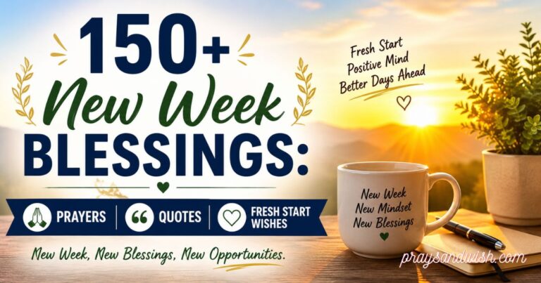 150+ New Week Blessings: Prayers, Quotes & Fresh Start Wishes