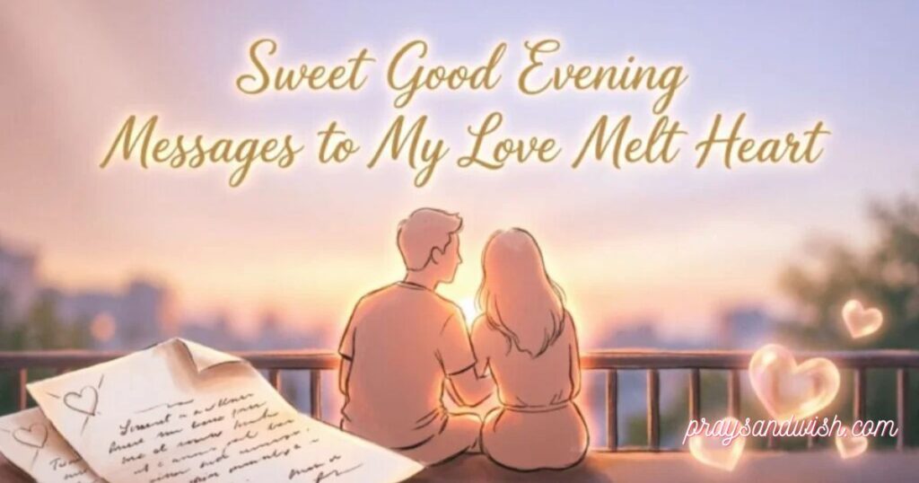 Emotional Good Evening Messages for Her That Touch the Heart