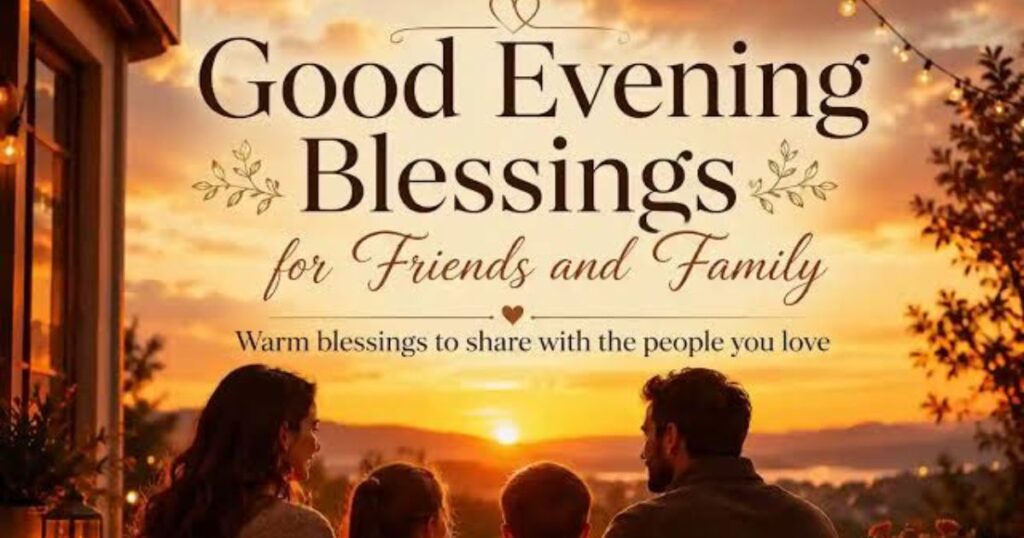 Good Evening Wishes for Family and Friends