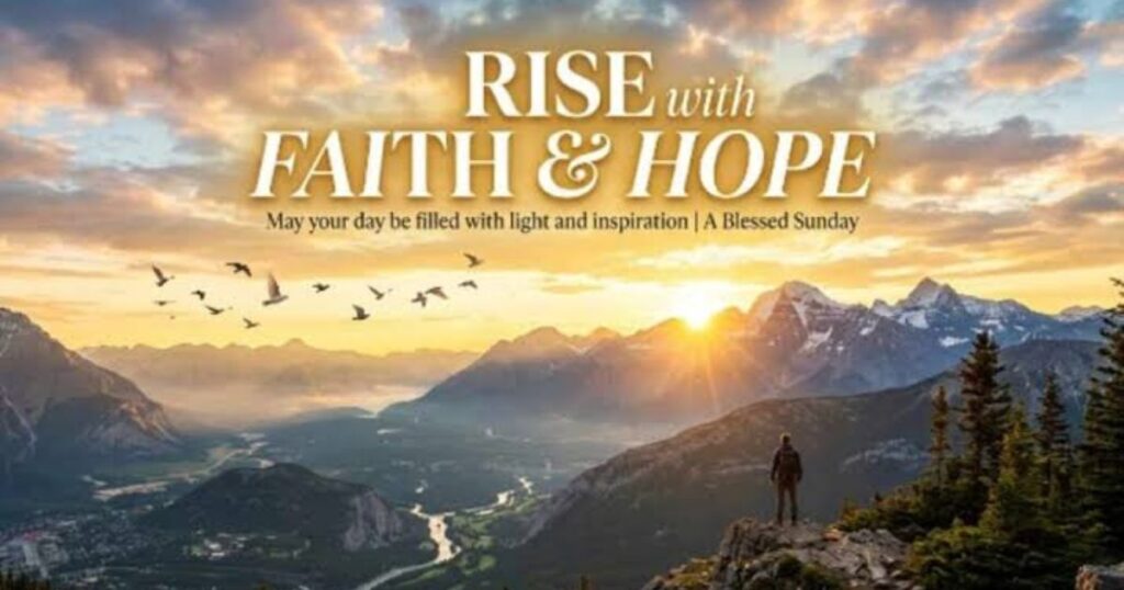 Good Morning Blessings from God for Faith and Encouragement