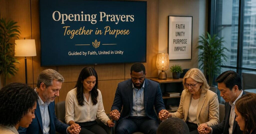 Opening Prayers for Meetings
