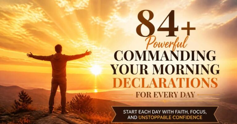 Powerful Commanding Your Morning Declarations for Every Day