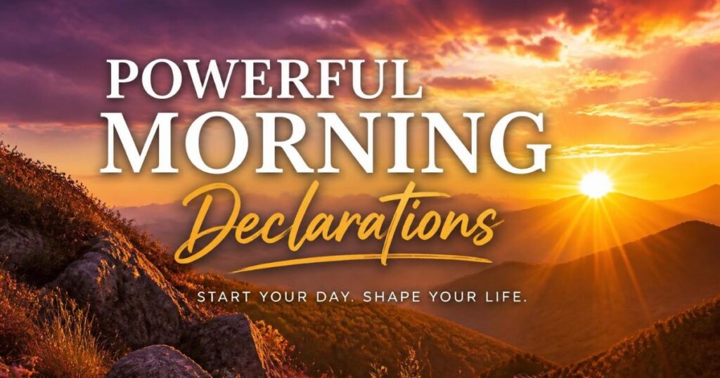 Powerful Morning Declarations