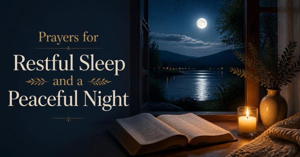 Prayers for Restful Sleep and a Peaceful Night