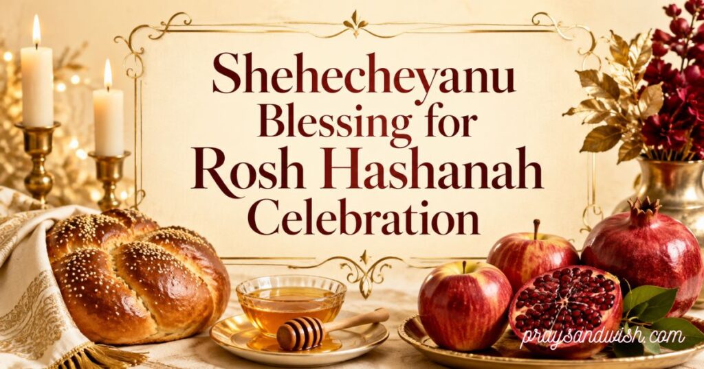 Shehecheyanu Blessing for Rosh Hashanah Celebration