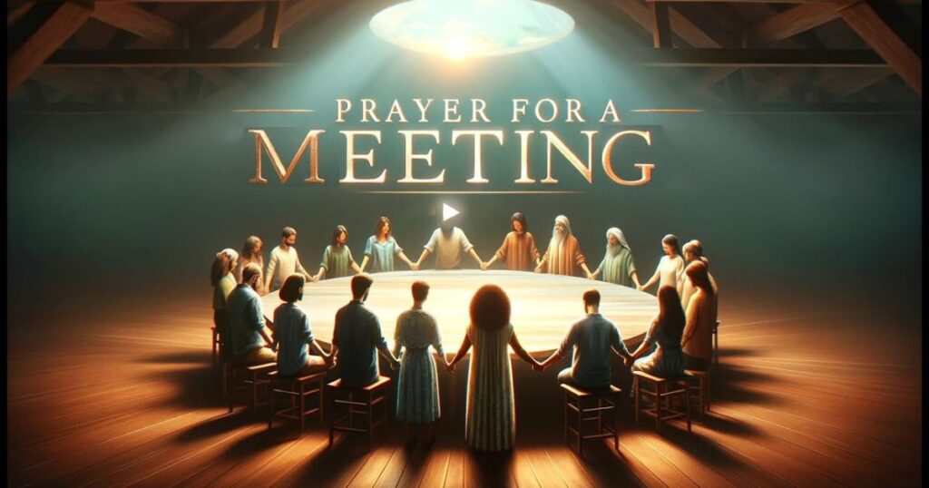 Why Pray Before a Meeting?