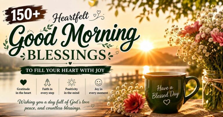 150+ Heartfelt Good Morning Blessings to Fill Your Heart With Joy