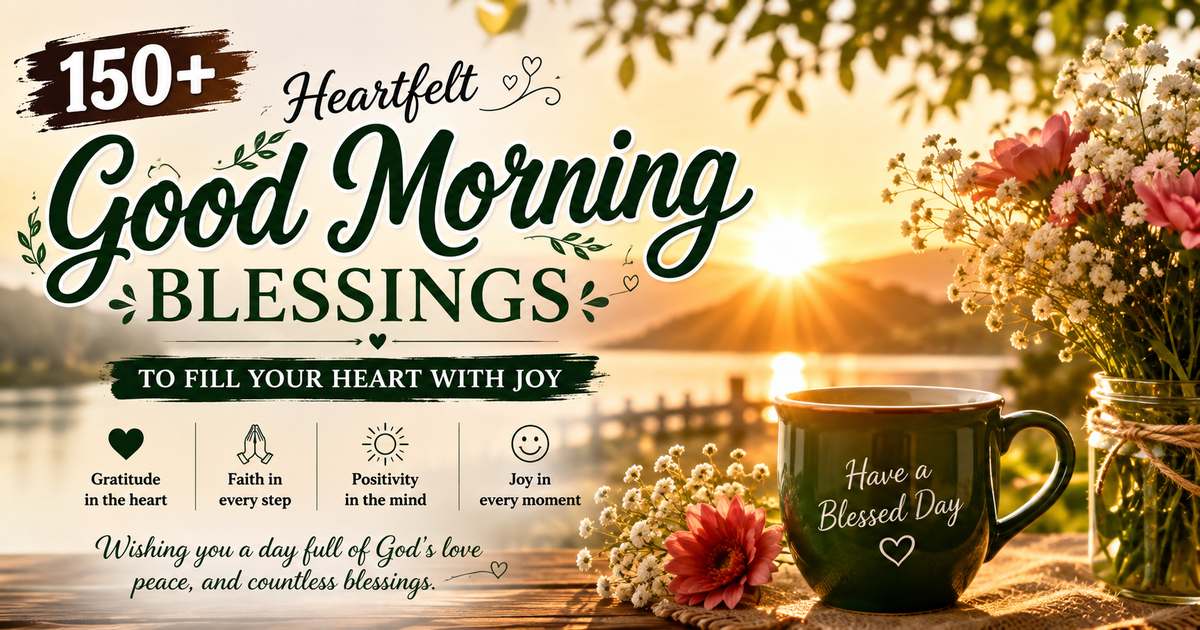 150+ Heartfelt Good Morning Blessings to Fill Your Heart With Joy