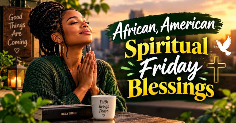 120+ African American Spiritual Friday Blessings to Lift Your Heart