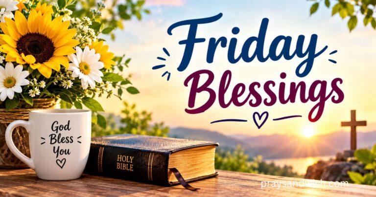 145+ Beautiful Friday Blessings Images to Brighten Your Day
