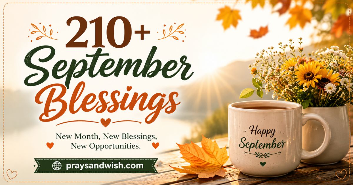 210+ September Blessings