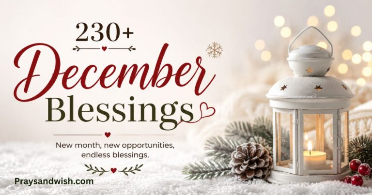 230+ December Blessings