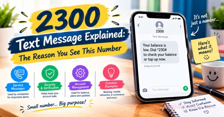 2300 Text Message Explained: The Reason You See This Number