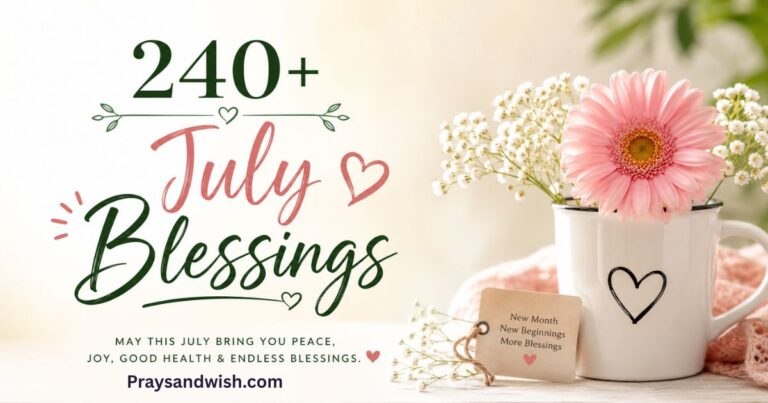 240+ July Blessings
