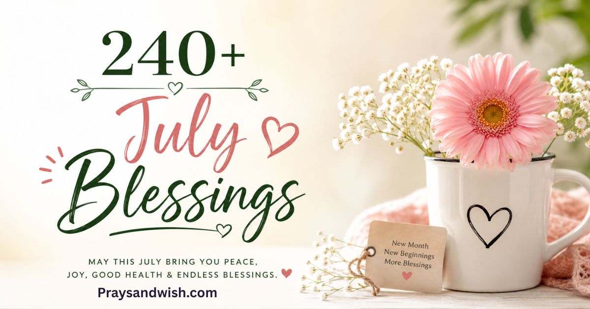 240+ July Blessings
