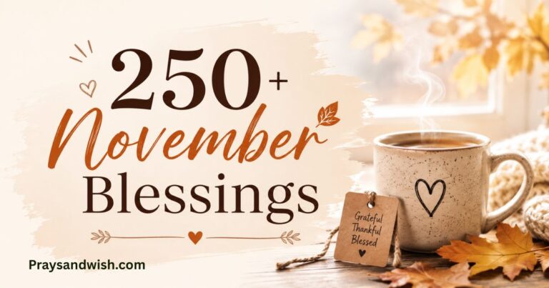 250+ November Blessings