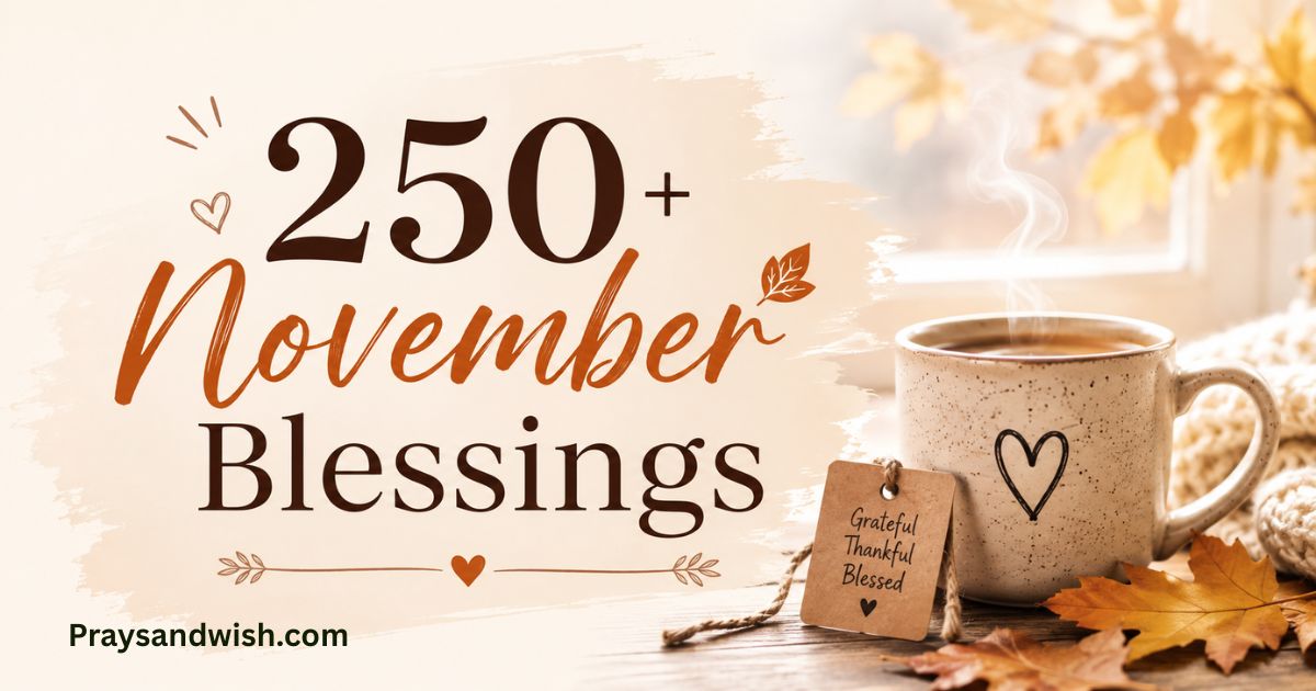 250+ November Blessings