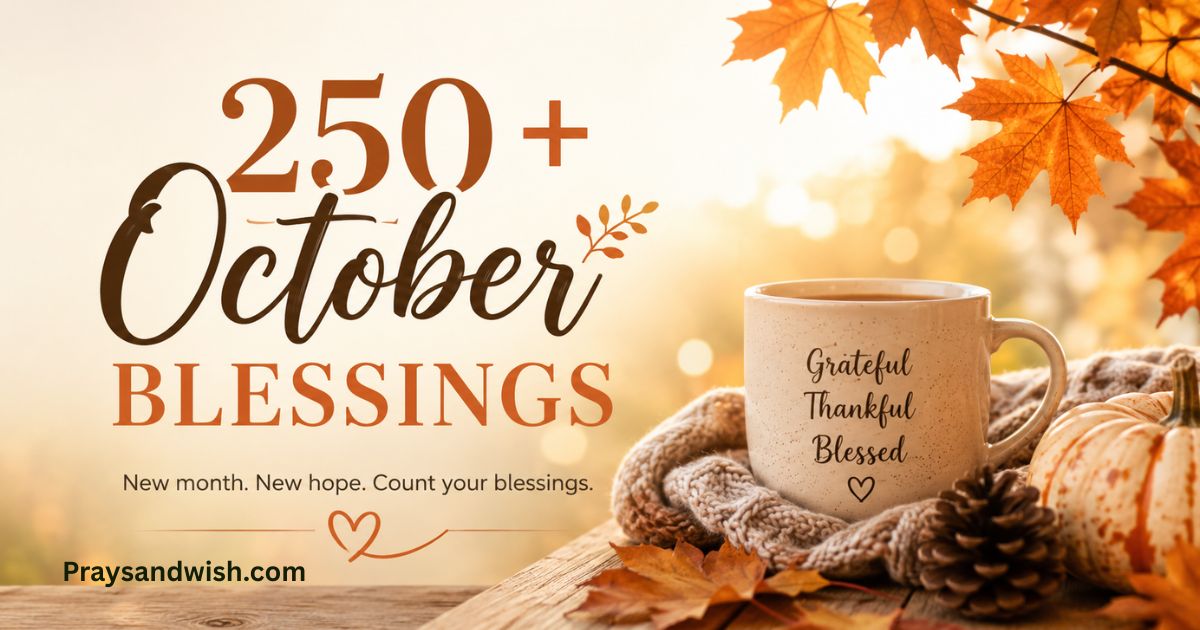 250+ October Blessings