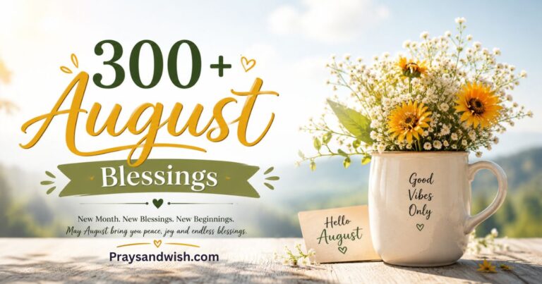300+ August Blessings: Beautiful Prayers, Quotes & Wishes
