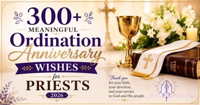300+ Meaningful Ordination Anniversary Wishes for Priests 2026