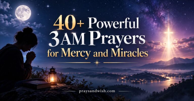 40+ Powerful 3AM Prayers for Mercy and Miracles