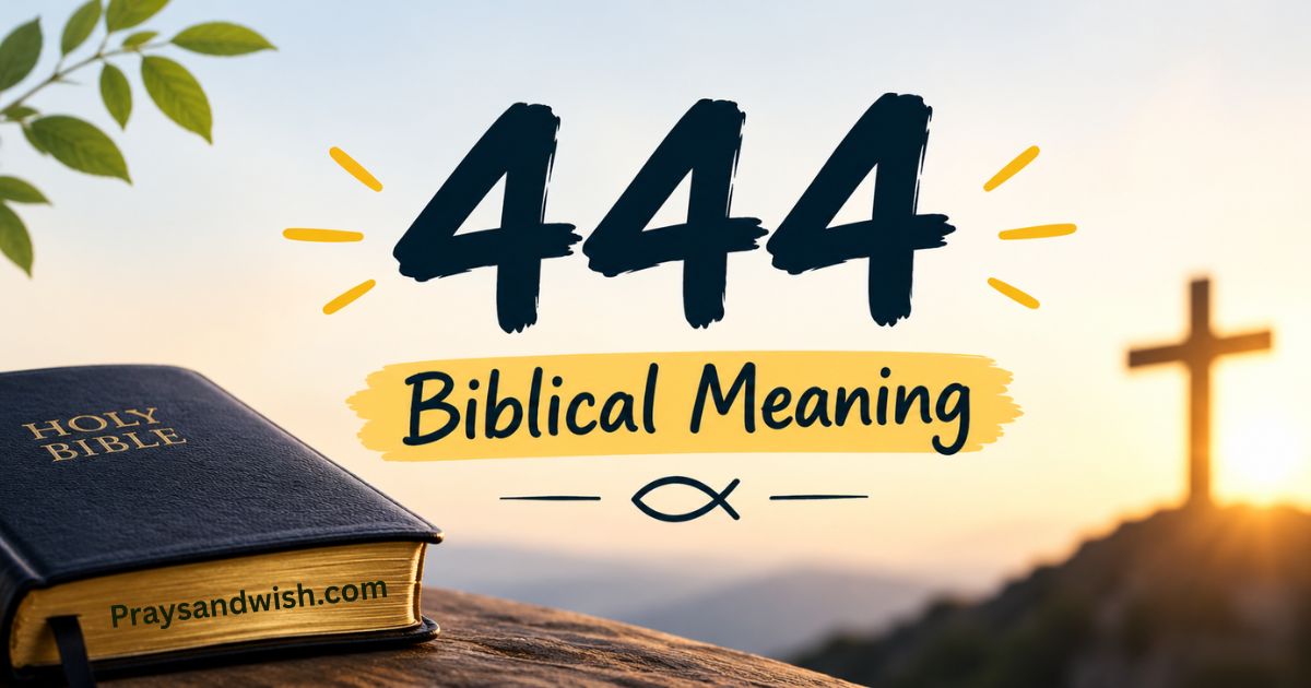 444 Biblical Meaning
