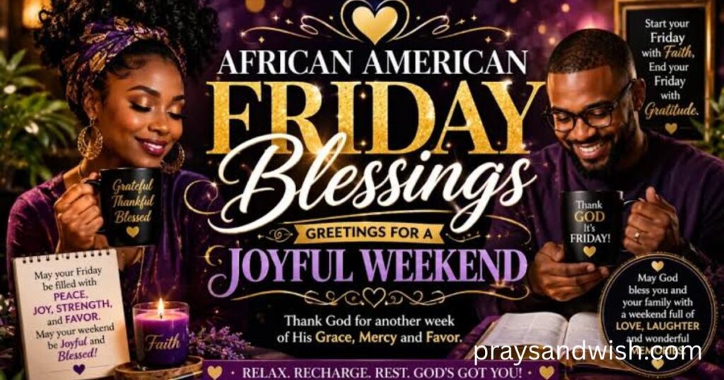 African American Friday Blessings GIF