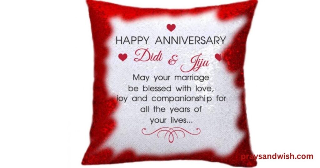 Beautiful Anniversary Blessings for Sister and Jiju