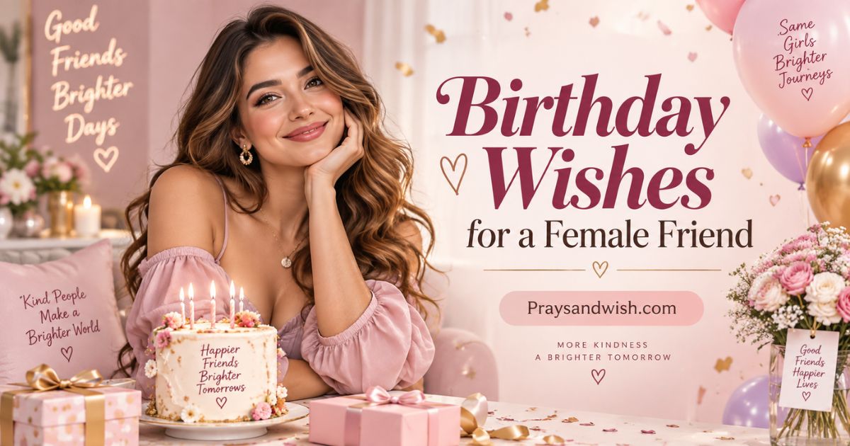 Birthday Wishes for a Female Friend