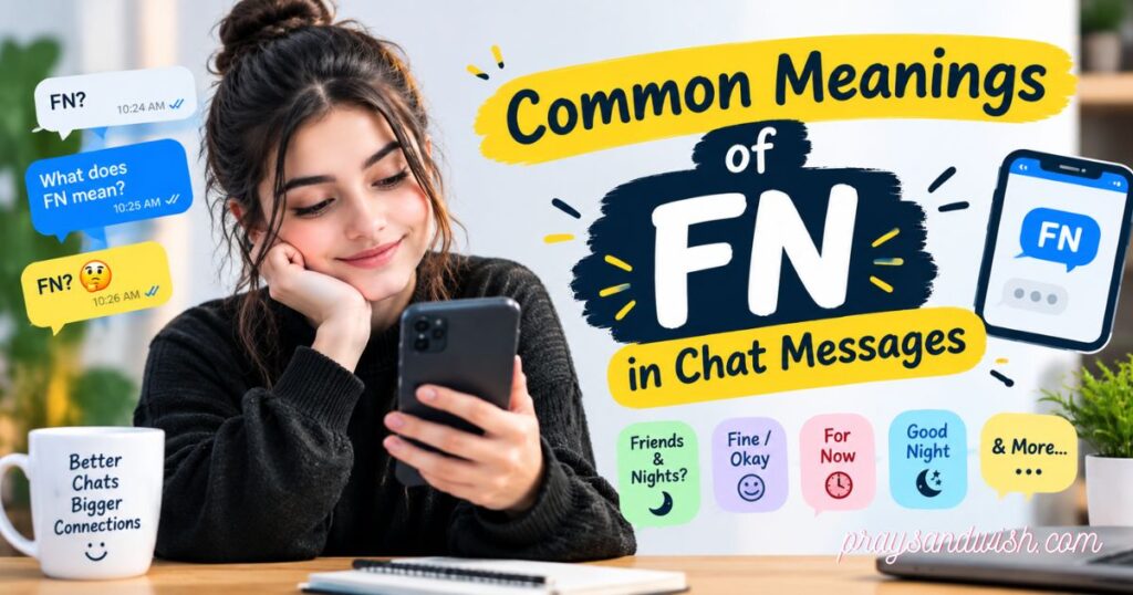 Common Meanings of FN in Chat Messages