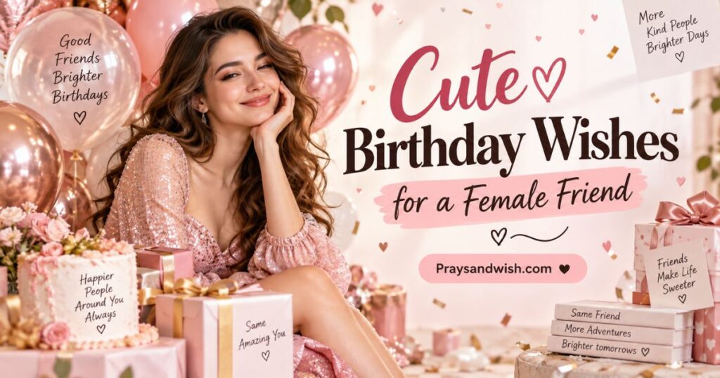 Cute Birthday Wishes for a Female Friend