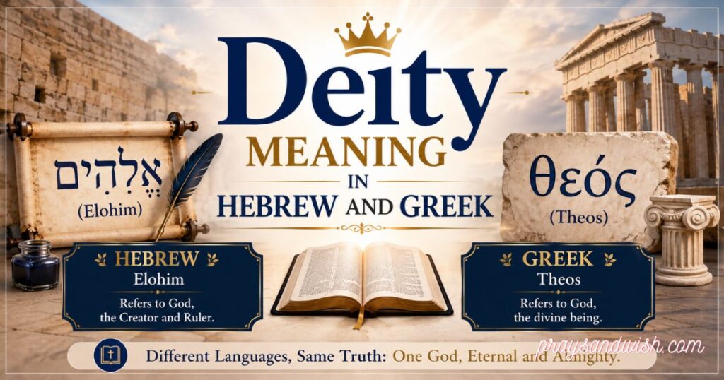 Deity Meaning in Hebrew and Greek