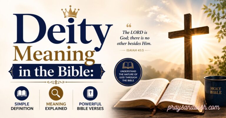 Deity Meaning in the Bible Simple Definition, Meaning & Verses