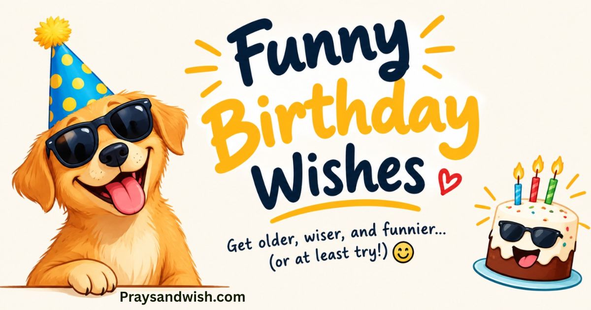 Funny Birthday Wishes in English