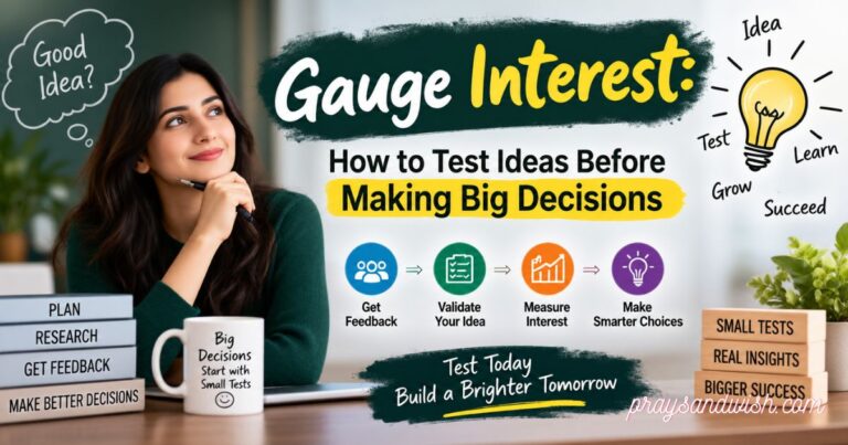 Gauge Interest: How to Test Ideas Before Making Big Decisions 