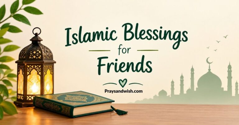 Islamic Blessings for Friends