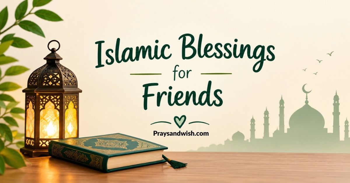 Islamic Blessings for Friends