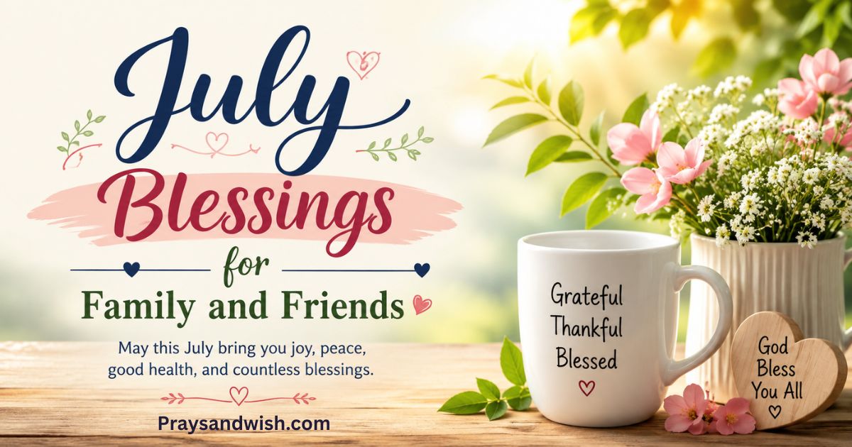 July Blessings for Family and Friends