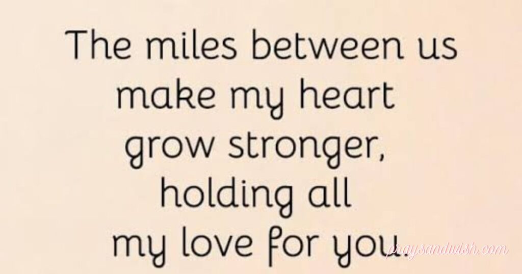 Long Distance Love Messages for Him