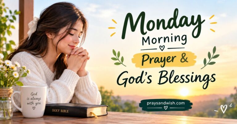 Monday Morning Prayers to Bring Peace, Hope & God’s Blessings
