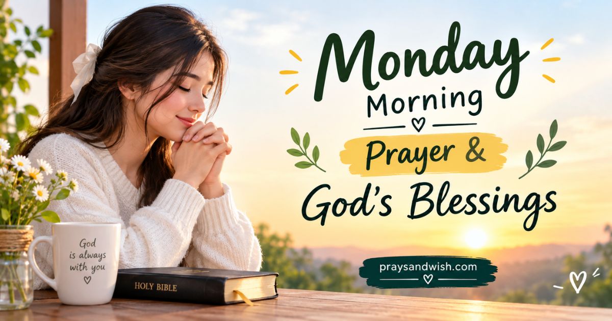 Monday Morning Prayers to Bring Peace, Hope & God’s Blessings