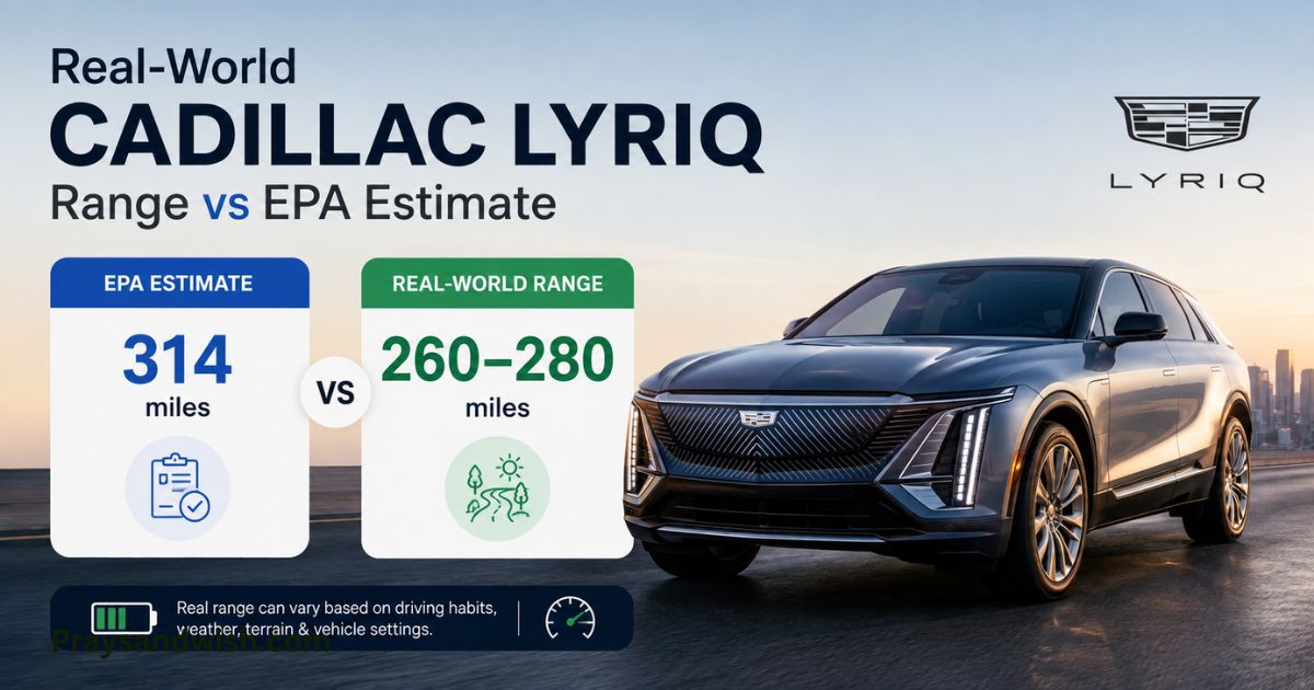 Real-World Cadillac LYRIQ Range vs EPA Estimate